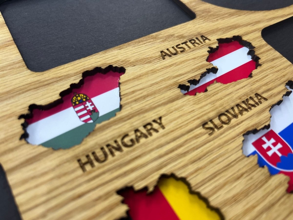 Danube River Cruise Picture Frame - Legacy Images - Picture Frame - 12x16 picture frame laser engraved