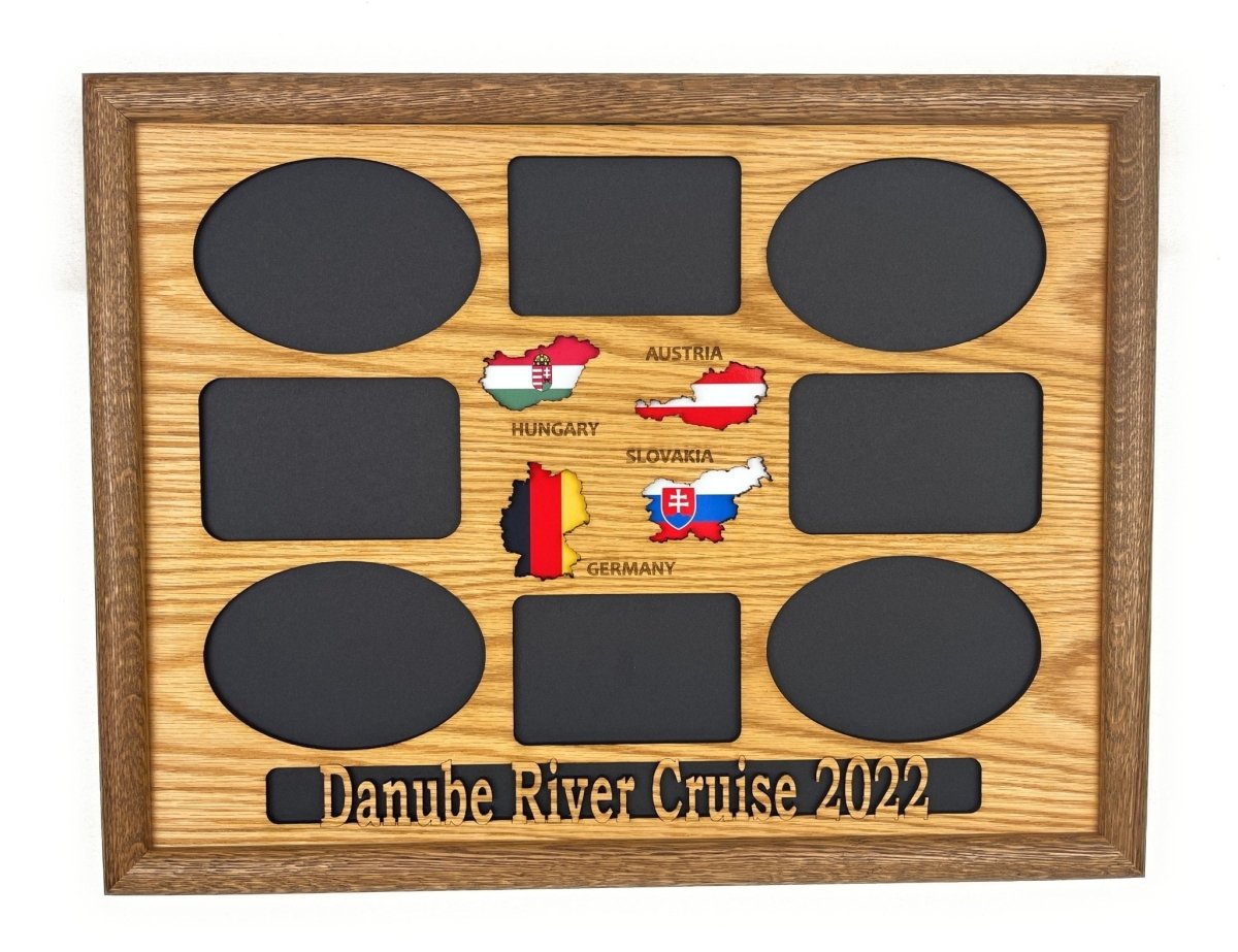 Danube River Cruise Picture Frame - Legacy Images - Picture Frame - 12x16 picture frame laser engraved
