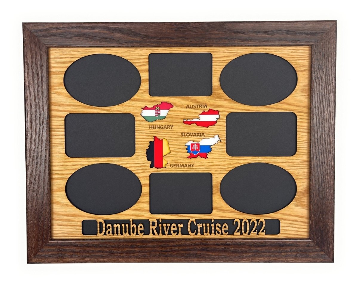 Danube River Cruise Picture Frame - Legacy Images - Picture Frame - 12x16 picture frame laser engraved