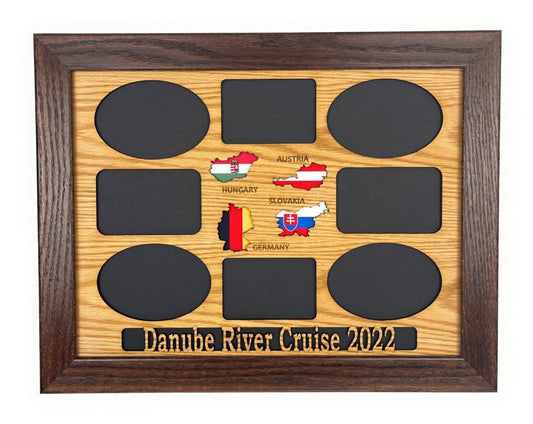 Danube River Cruise Picture Frame - Legacy Images - Picture Frame - 12x16 picture frame laser engraved