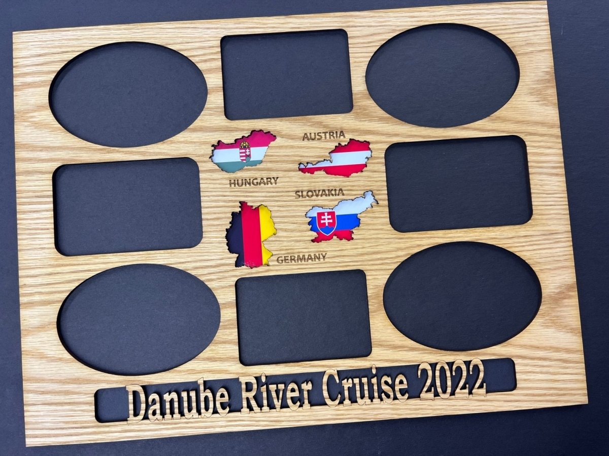 Danube River Cruise Picture Frame - Legacy Images - Picture Frame - 12x16 picture frame laser engraved