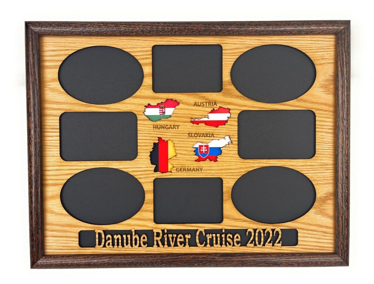 Danube River Cruise Picture Frame - Legacy Images - Picture Frame - 12x16 picture frame laser engraved