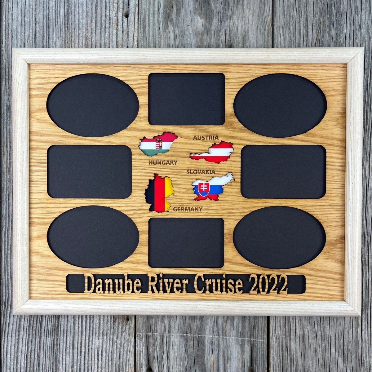 Danube River Cruise Picture Frame - Legacy Images - Picture Frame - 12x16 picture frame laser engraved