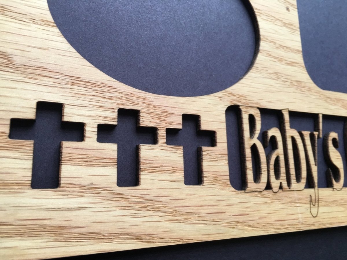DISCONTINUED 11"x14" Baby's Christening Picture Frame - Matte Only - Legacy Images - Picture Frames - 11x14 Picture Frame baby discontinued laser engraved