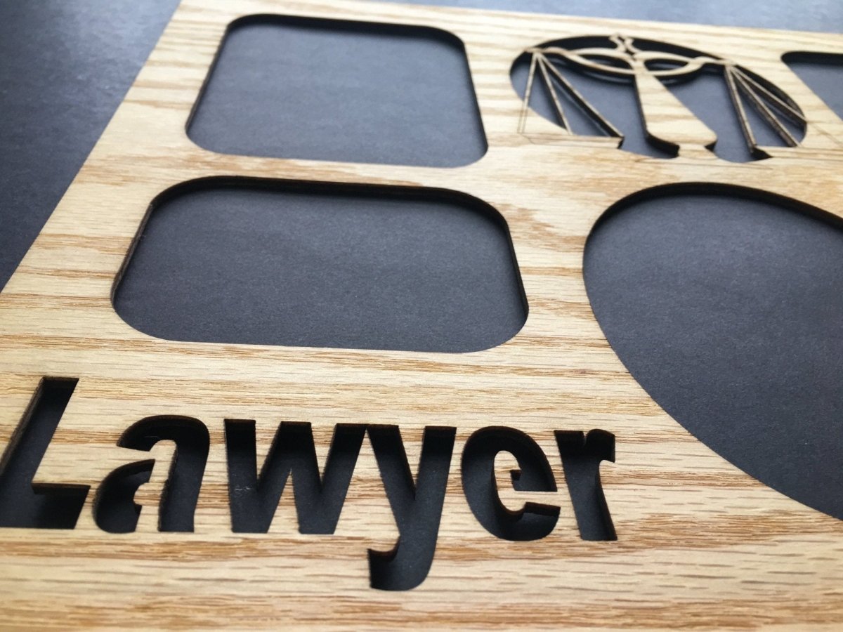 DISCONTINUED 11"x14" Lawyer Picture Frame - Matte Only - Legacy Images - Picture Frames - 11x14 Picture Frame discontinued lawyer laser engraved