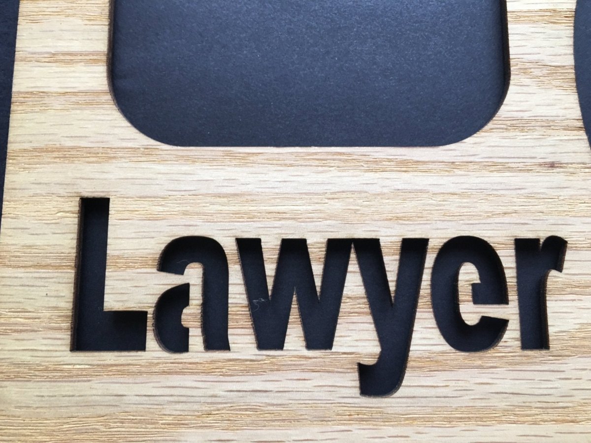 DISCONTINUED 11"x14" Lawyer Picture Frame - Matte Only - Legacy Images - Picture Frames - 11x14 Picture Frame discontinued lawyer laser engraved