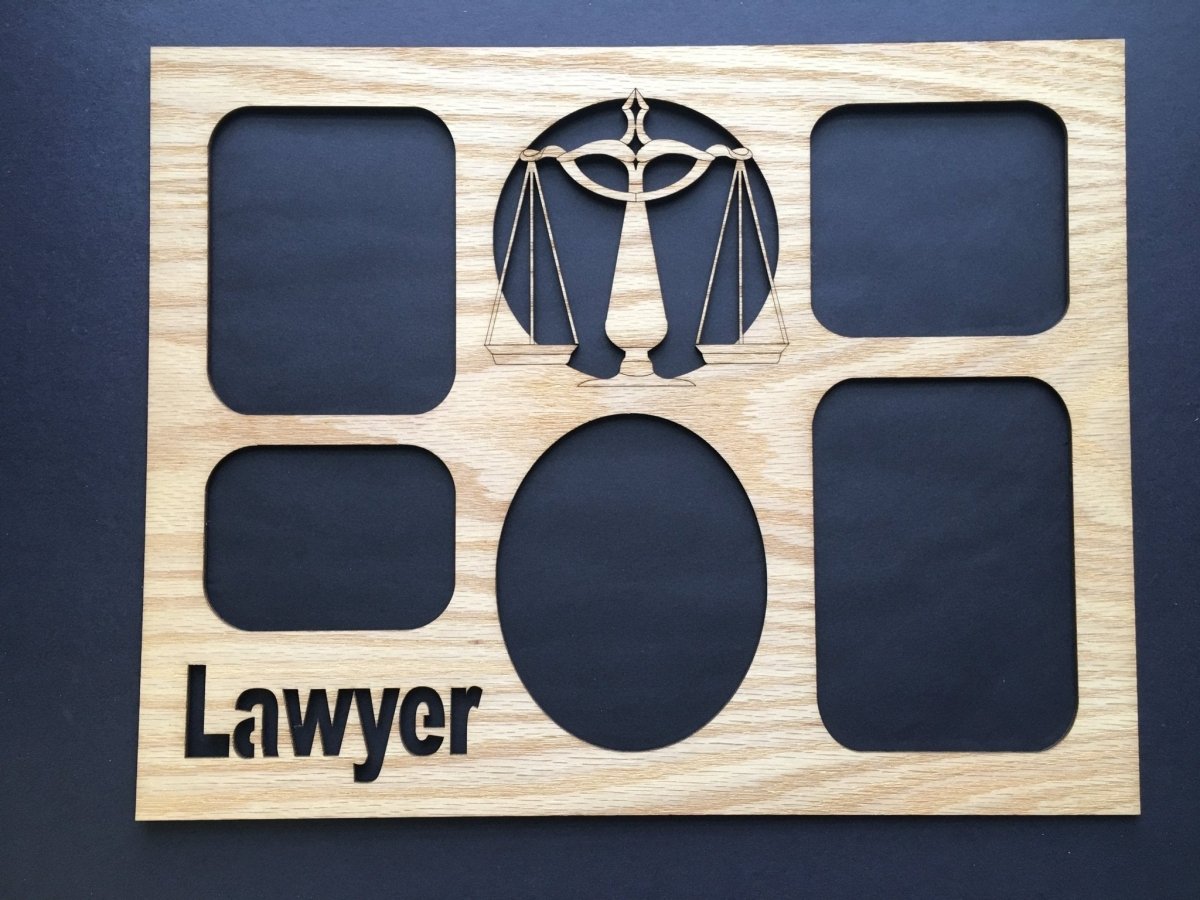 DISCONTINUED 11"x14" Lawyer Picture Frame - Matte Only - Legacy Images - Picture Frames - 11x14 Picture Frame discontinued lawyer laser engraved