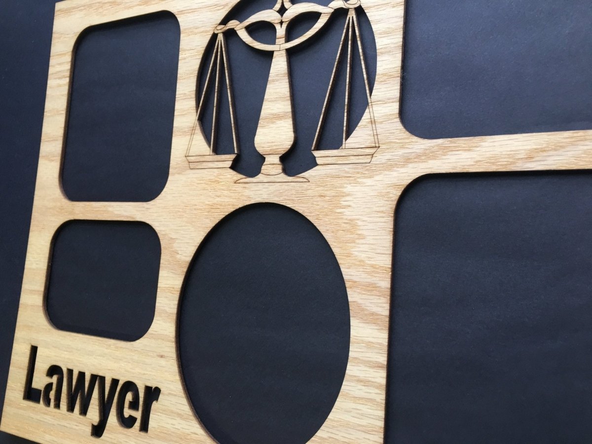 DISCONTINUED 11"x14" Lawyer Picture Frame - Matte Only - Legacy Images - Picture Frames - 11x14 Picture Frame discontinued lawyer laser engraved