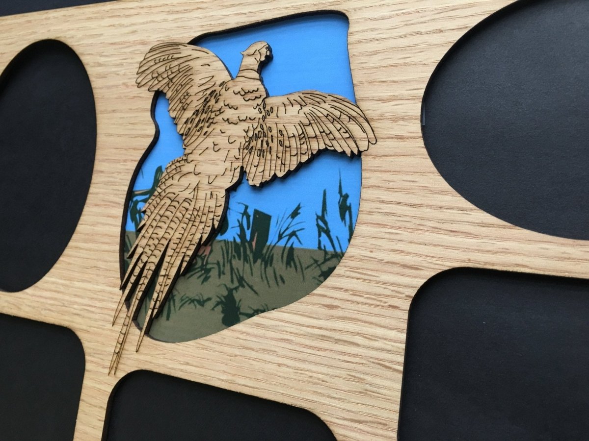 DISCONTINUED 11"x14" Pheasant Picture Frame - Matte Only - Legacy Images - Picture Frames - 11x14 Picture Frame discontinued father's day gift laser engraved