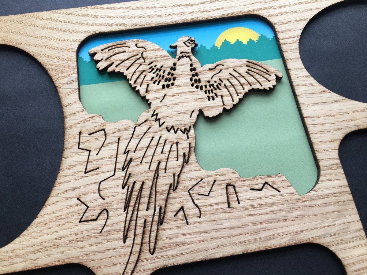 DISCONTINUED 11"x14" Pheasant Picture Frame - Matte Only - Legacy Images - Picture Frames - 11x14 Picture Frame discontinued father's day gift laser engraved