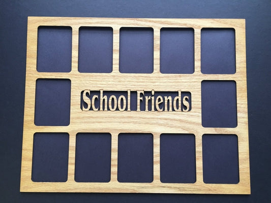 DISCONTINUED 11"x14" School Friends Picture Frame - Matte Only - Legacy Images - Picture Frames - 11x14 Picture Frame discontinued friends laser engraved