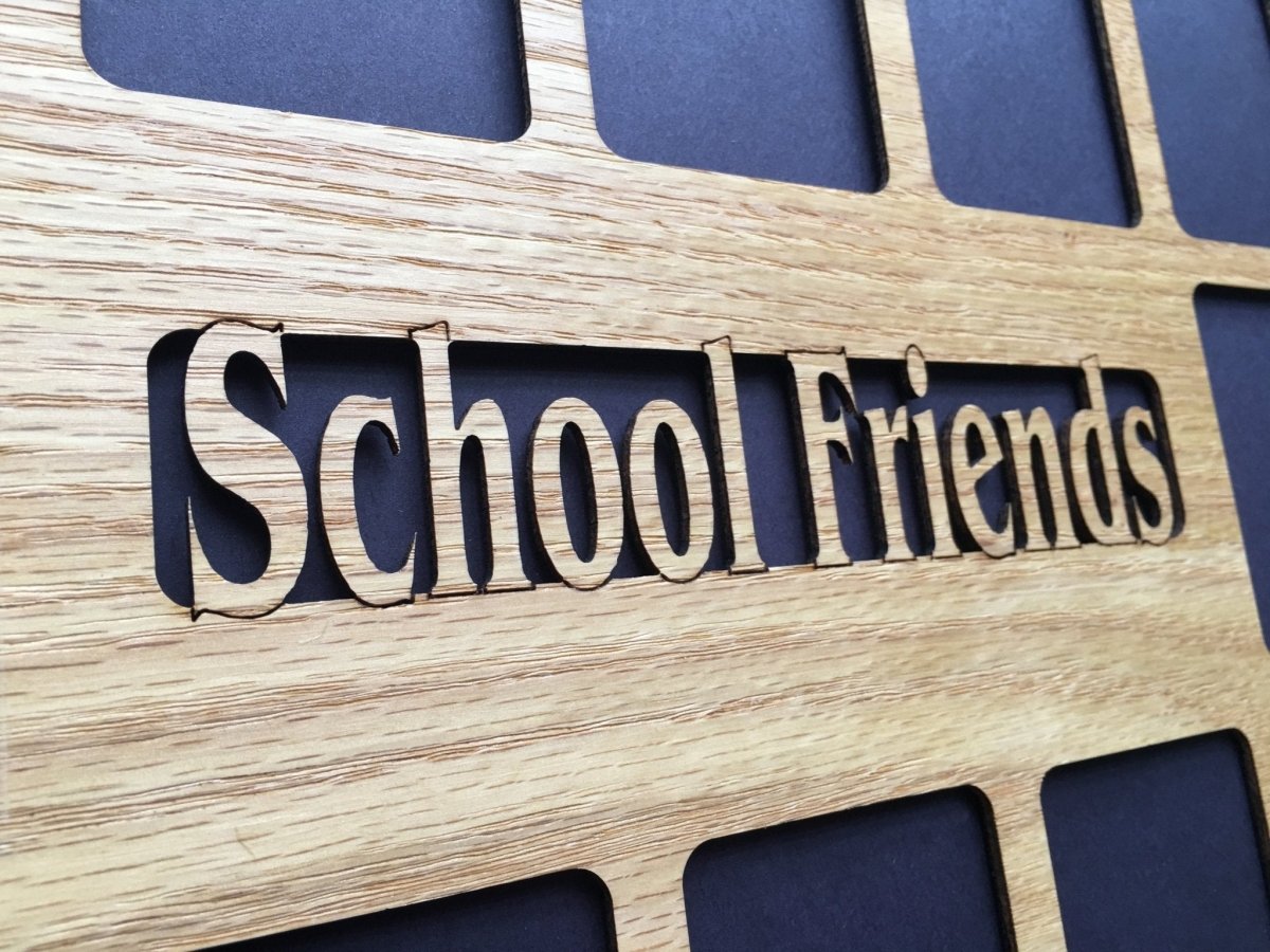 DISCONTINUED 11"x14" School Friends Picture Frame - Matte Only - Legacy Images - Picture Frames - 11x14 Picture Frame discontinued friends laser engraved