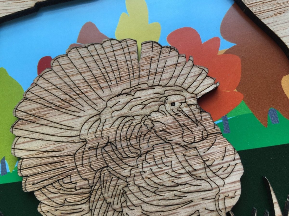 DISCONTINUED 11"x14" Turkey Picture Frame - Matte Only - Legacy Images - Picture Frames - 11x14 Picture Frame father's day gift hobbies laser engraved