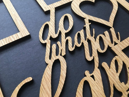 Do What You Love Collage Picture Frame 16"x20" - Legacy Images - Picture Frames - 16x20 picture frame collage frame do what you love laser engraved