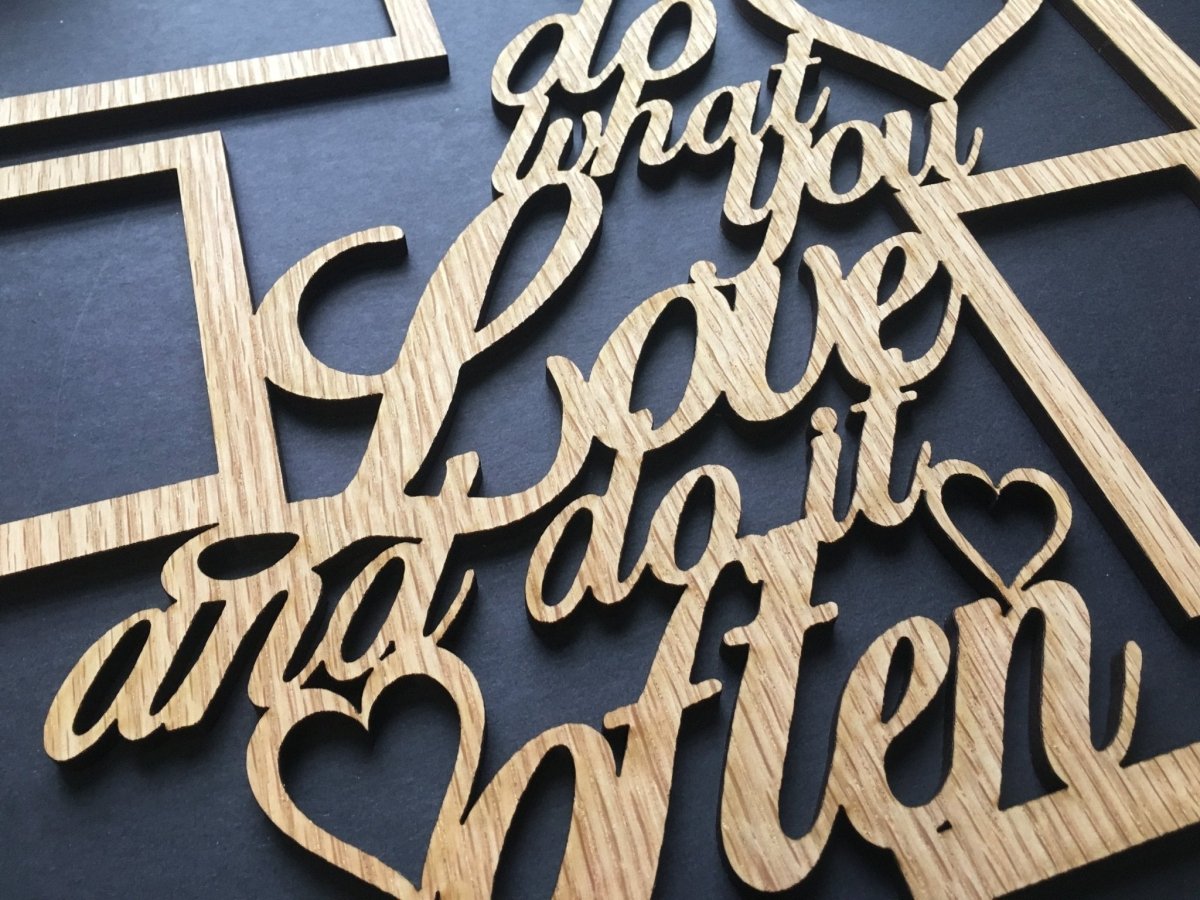Do What You Love Collage Picture Frame 16"x20" - Legacy Images - Picture Frames - 16x20 picture frame collage frame do what you love laser engraved