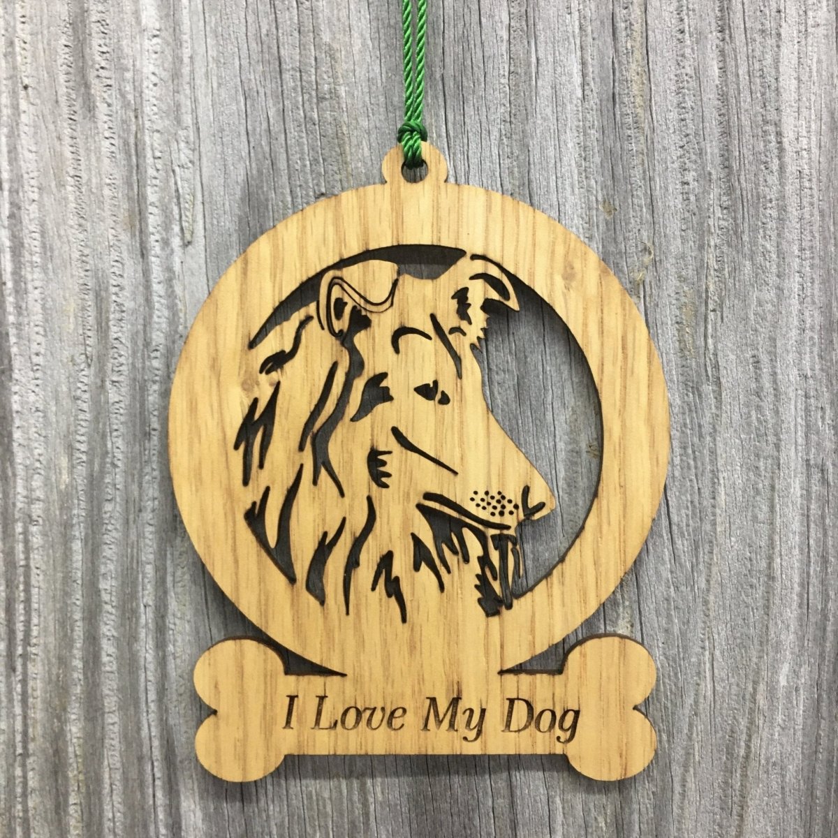 Dog Bone Ornament - Legacy Images - Holiday Ornaments - breed christmas dog laser engraved