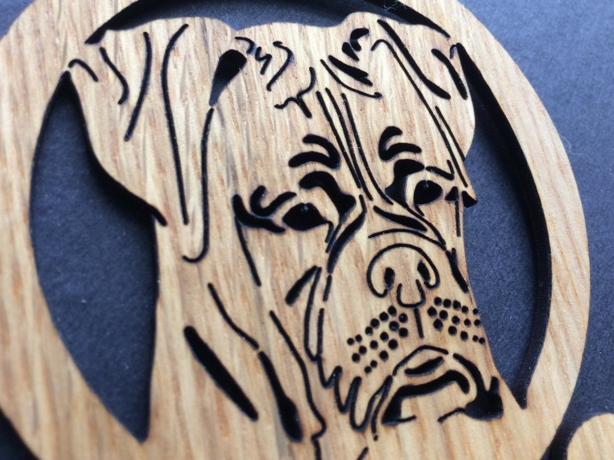 Dog Bone Ornament - Legacy Images - Holiday Ornaments - breed christmas dog laser engraved