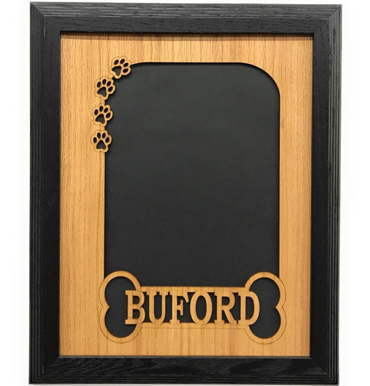 Dog Bone & Paw Prints Picture Frame - Legacy Images - Picture Frames - 11x14 Picture Frame 5x7 picture frame 8x10 picture frame laser engraved