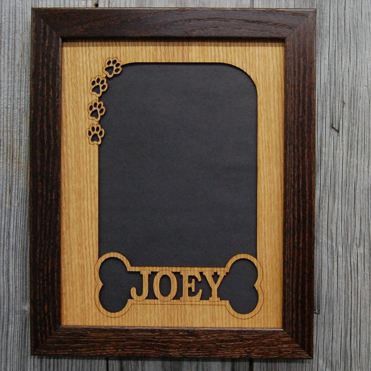 Dog Bone & Paw Prints Picture Frame - Legacy Images - Picture Frames - 11x14 Picture Frame 5x7 picture frame 8x10 picture frame laser engraved
