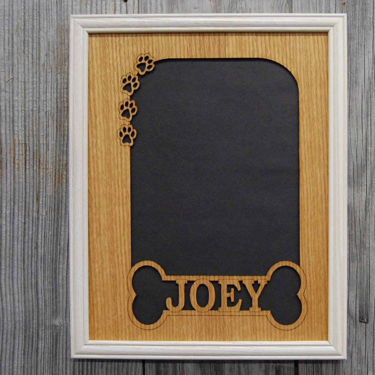 Dog Bone & Paw Prints Picture Frame - Legacy Images - Picture Frames - 11x14 Picture Frame 5x7 picture frame 8x10 picture frame laser engraved