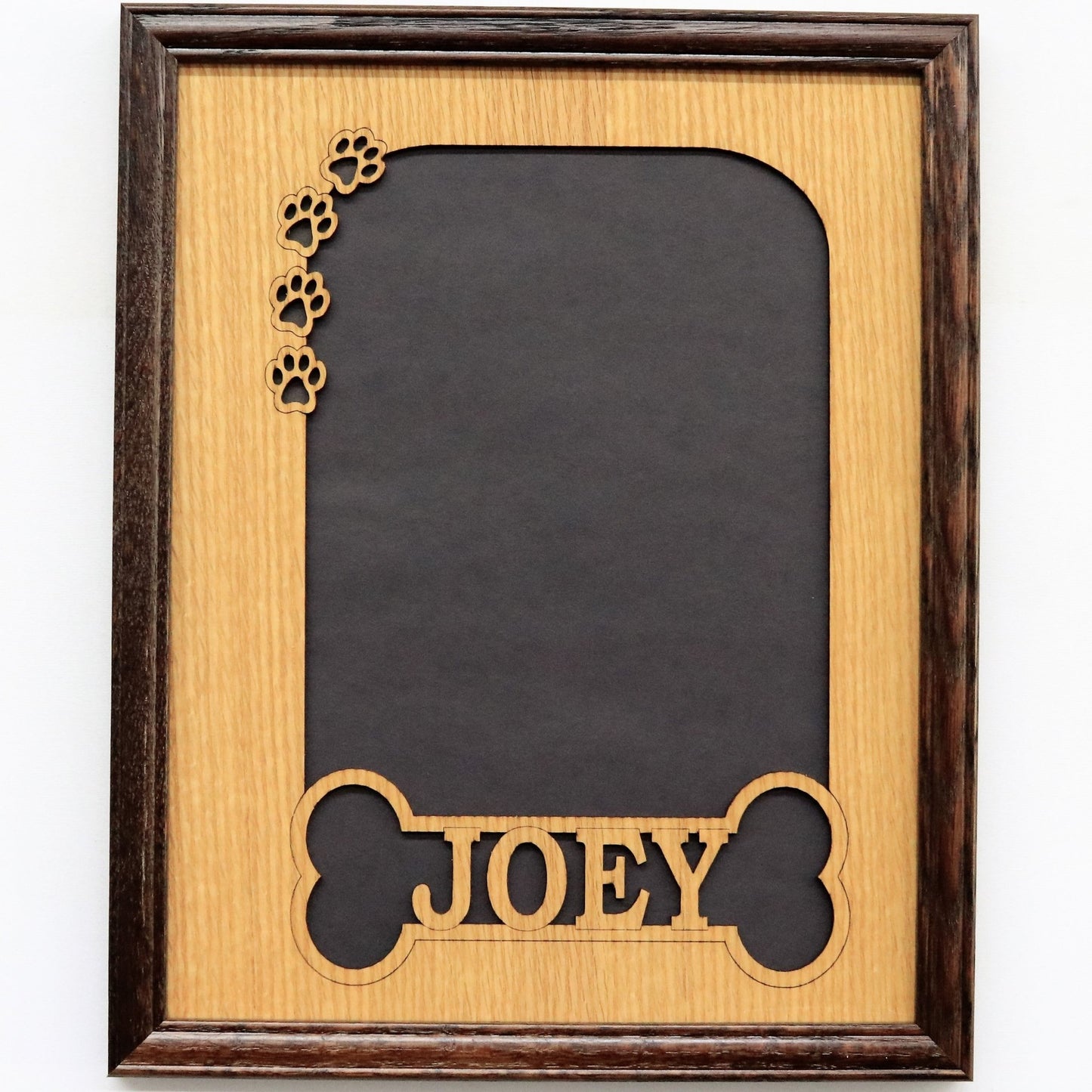 Dog Bone & Paw Prints Picture Frame - Legacy Images -11x14 Picture Frame 5x7 picture frame 8x10 picture frame laser engraved