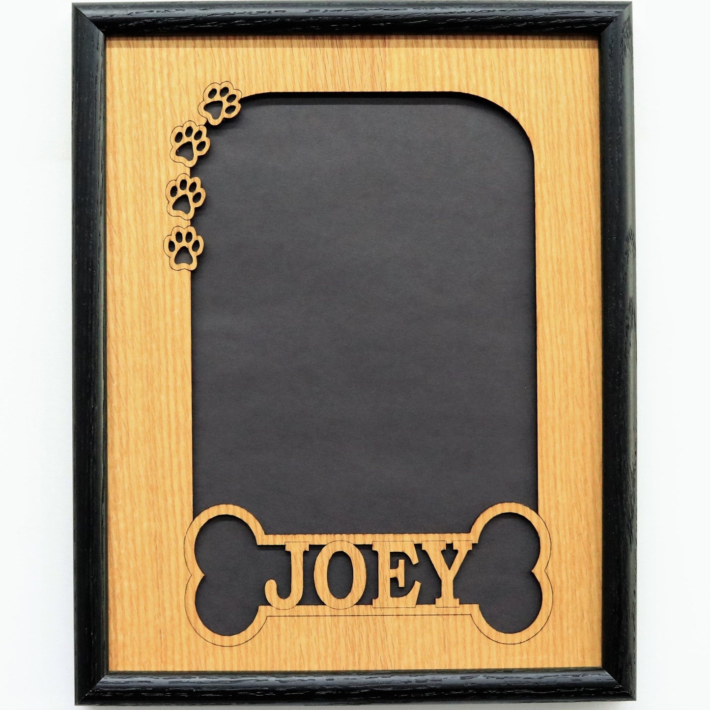 Dog Bone & Paw Prints Picture Frame - Legacy Images - 11x14 Picture Frame 5x7 picture frame 8x10 picture frame laser engraved