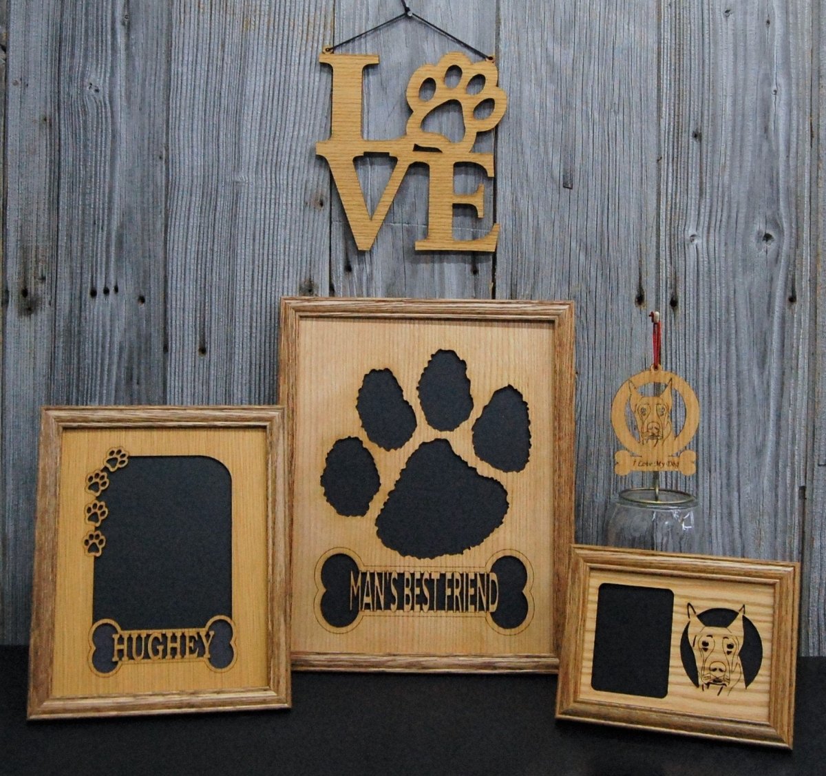 Dog Lover Gift Set - Legacy Images - Picture Frames - 11x14 Picture Frame 5x7 picture frame 8x10 picture frame laser engraved
