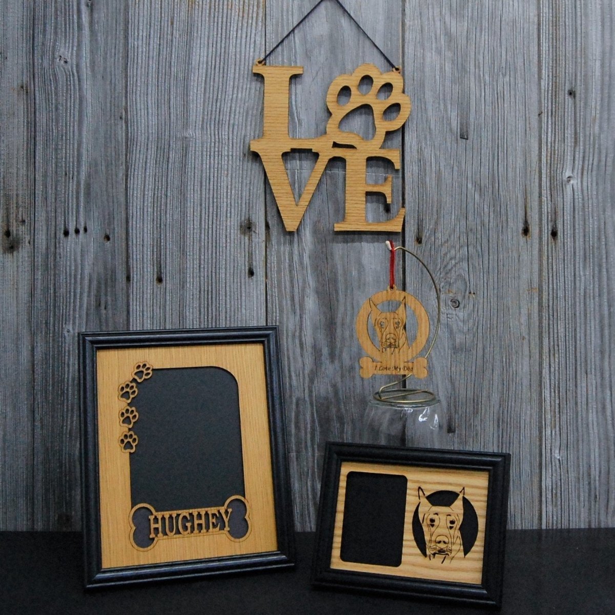 Dog Lover Gift Set - Legacy Images - Picture Frames - 11x14 Picture Frame 5x7 picture frame 8x10 picture frame laser engraved