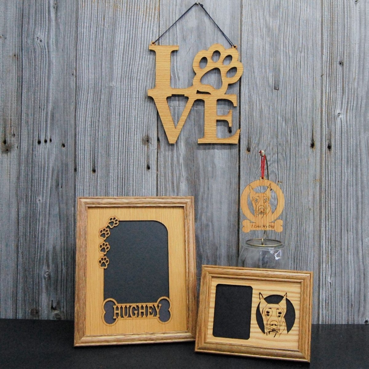 Dog Lover Gift Set - Legacy Images - Picture Frames - 11x14 Picture Frame 5x7 picture frame 8x10 picture frame laser engraved