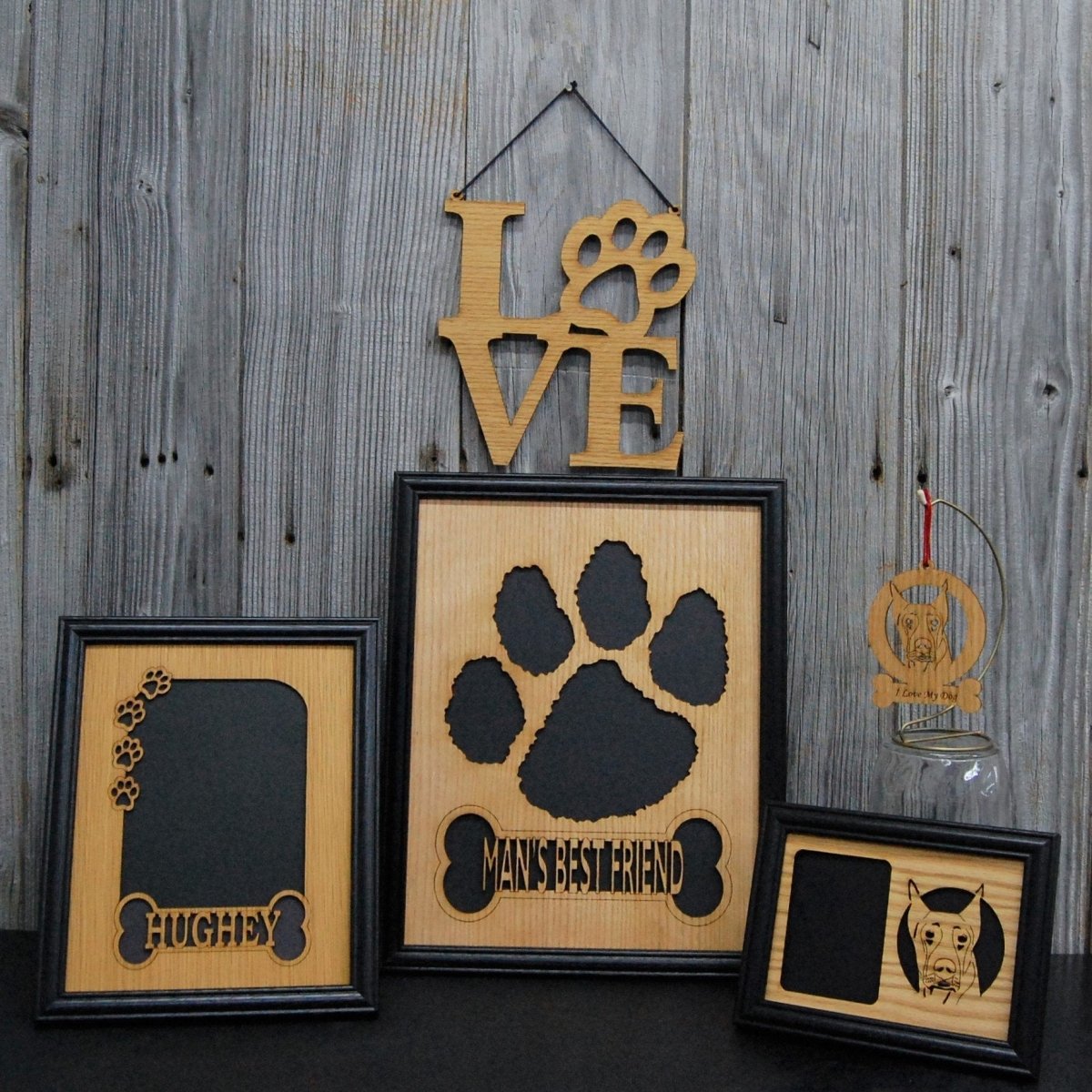 Dog Lover Gift Set - Legacy Images - Picture Frames - 11x14 Picture Frame 5x7 picture frame 8x10 picture frame laser engraved