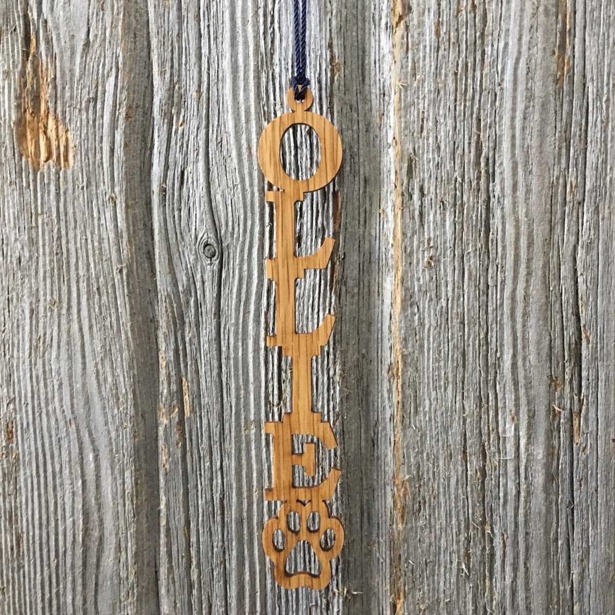 Dog Name Ornament - Legacy Images - Holiday Ornaments - christmas dog holiday laser engraved