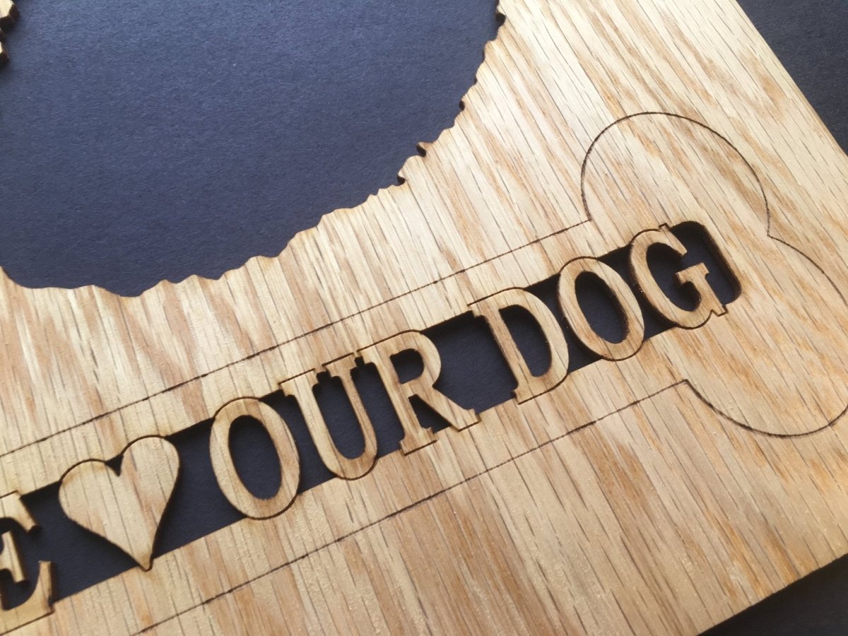 Dog Paw Print Picture Frame - Legacy Images - Picture Frames - 11x14 Picture Frame 8x10 picture frame dog laser engraved