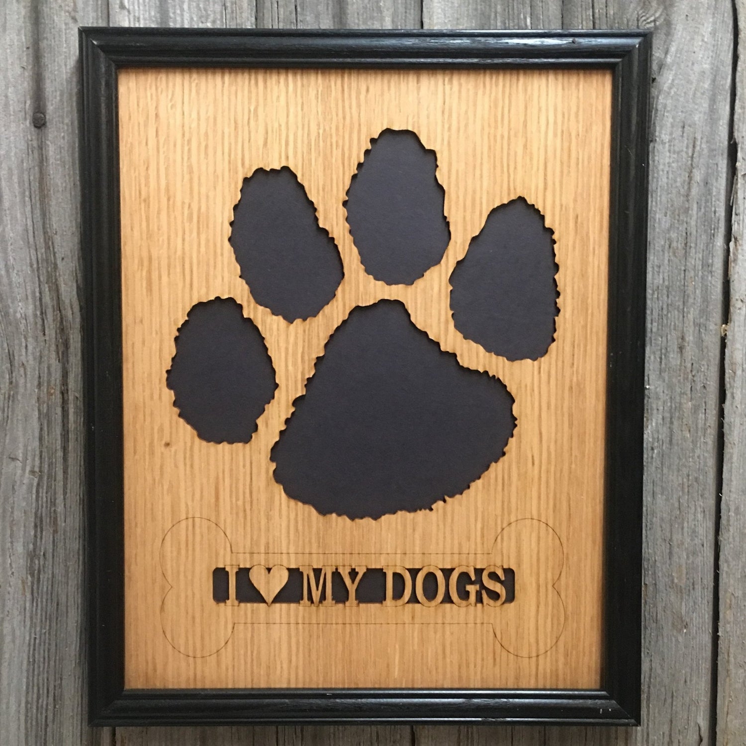 Dog Paw Print Picture Frame - Dog Paw Print Picture Frame - Legacy Images - Picture Frames