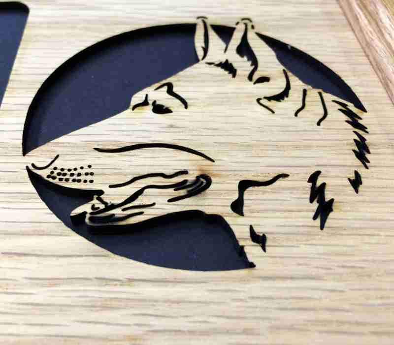 Dog Portrait Picture Frame - 5x7 Frame Holds a 3x4 Photo - Legacy Images - Picture Frames - 5x7 picture frame breed dog laser engraved