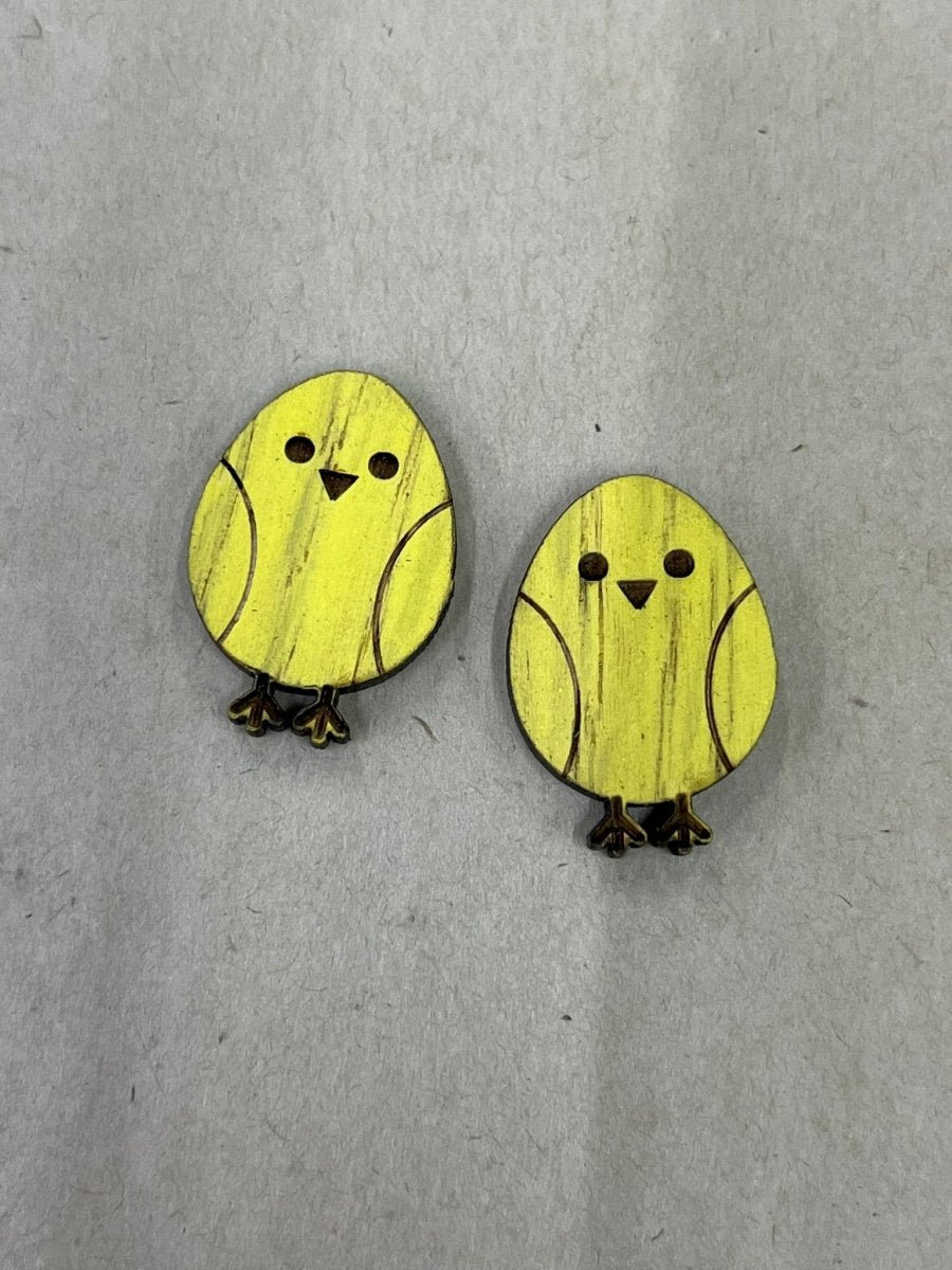 Easter Chick Earrings - Legacy Images - Earrings - Earrings easter holiday laser engraved