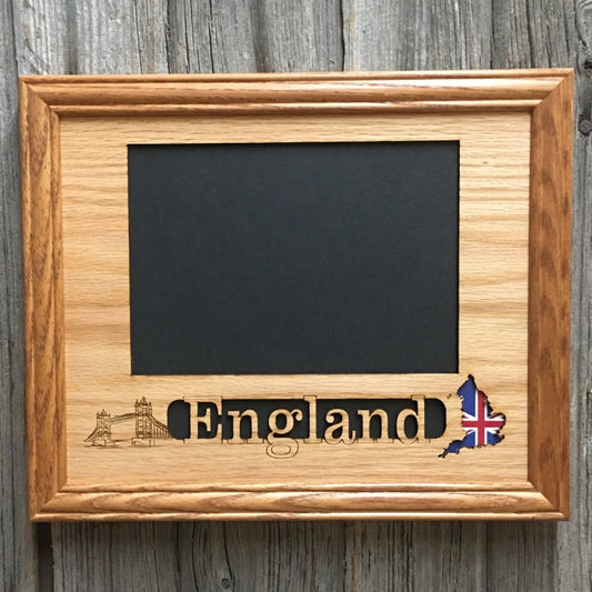 England Picture Frame - Legacy Images - Picture Frames - 11x14 Picture Frame country england laser engraved