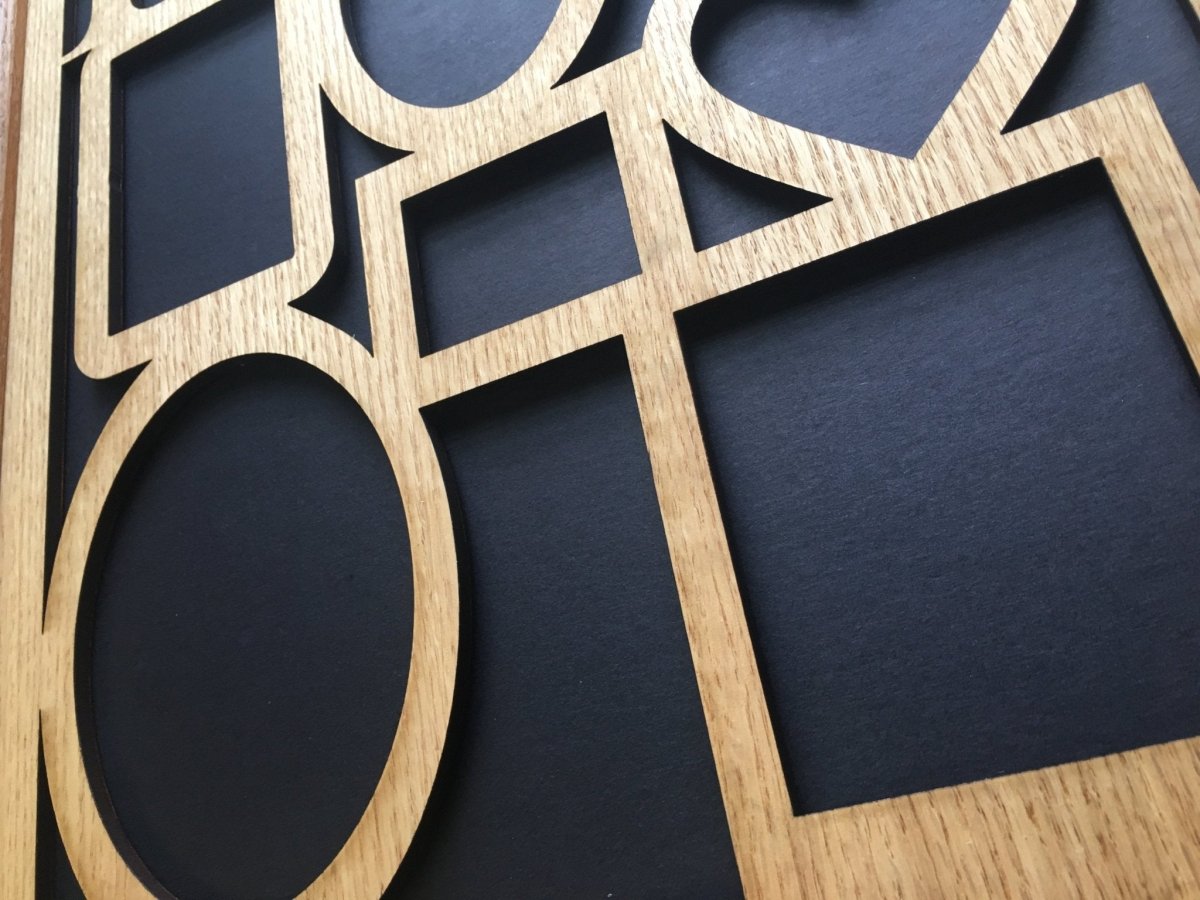 Family Collage Picture Frame 16"x20" - Legacy Images - Picture Frames - 16x20 picture frame collage frame family laser engraved