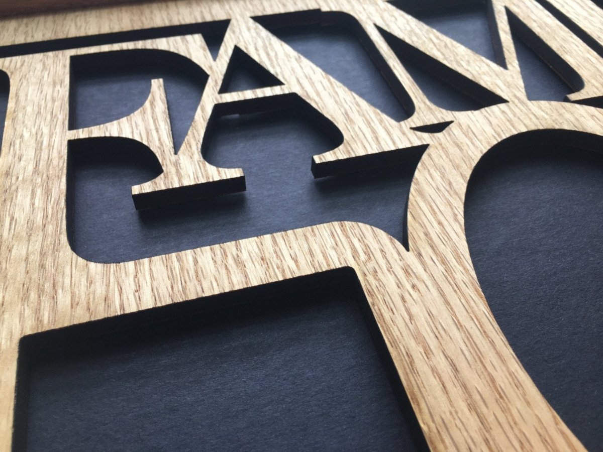 Family Collage Picture Frame 16"x20" - Legacy Images - Picture Frames - 16x20 picture frame collage frame family laser engraved