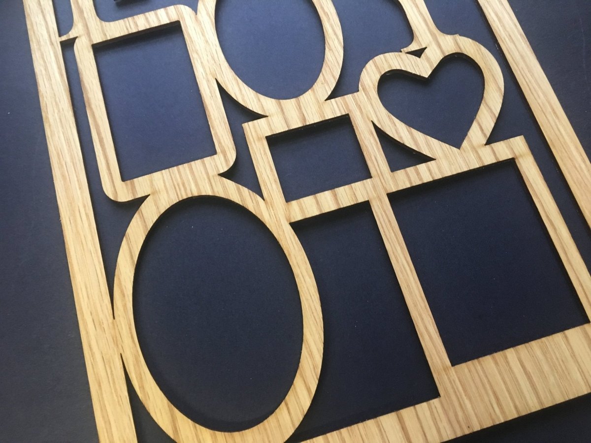 Family Collage Picture Frame 16"x20" - Legacy Images - Picture Frames - 16x20 picture frame collage frame family laser engraved