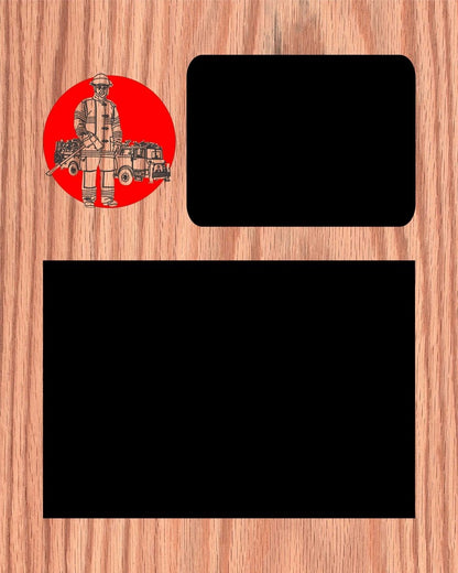 Firefighter EMT First Responder Picture Frame - Legacy Images - Picture Frames - 11x14 Picture Frame 5x7 picture frame 8x10 picture frame laser engraved