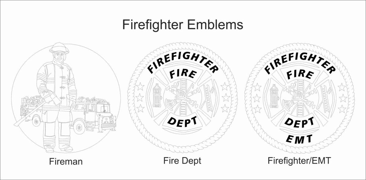 Firefighter EMT First Responder Picture Frame - Legacy Images - Picture Frames - 11x14 Picture Frame 5x7 picture frame 8x10 picture frame laser engraved
