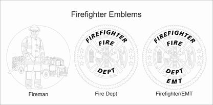 Firefighter EMT First Responder Picture Frame - Legacy Images - Picture Frames - 11x14 Picture Frame 5x7 picture frame 8x10 picture frame laser engraved