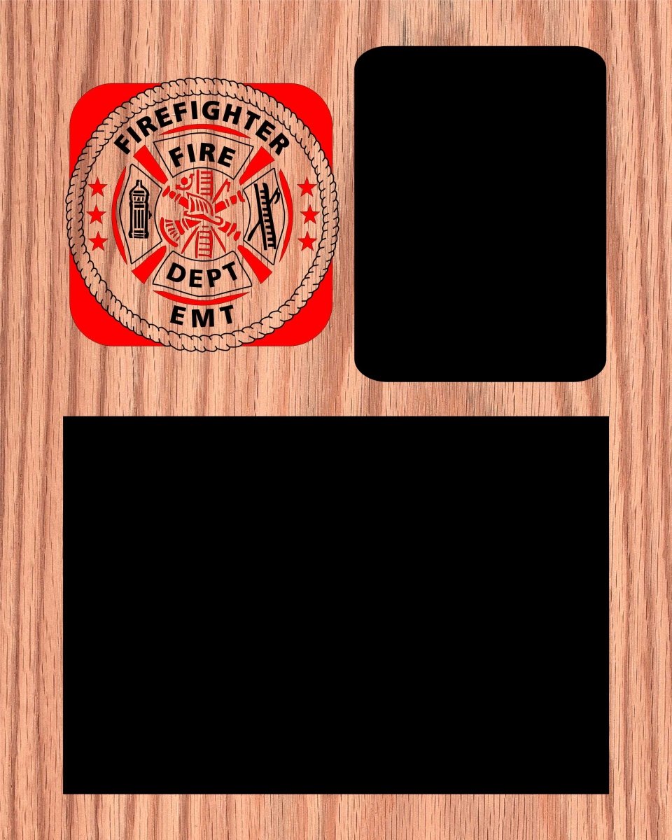 Firefighter EMT First Responder Picture Frame - Legacy Images - Picture Frames - 11x14 Picture Frame 5x7 picture frame 8x10 picture frame laser engraved