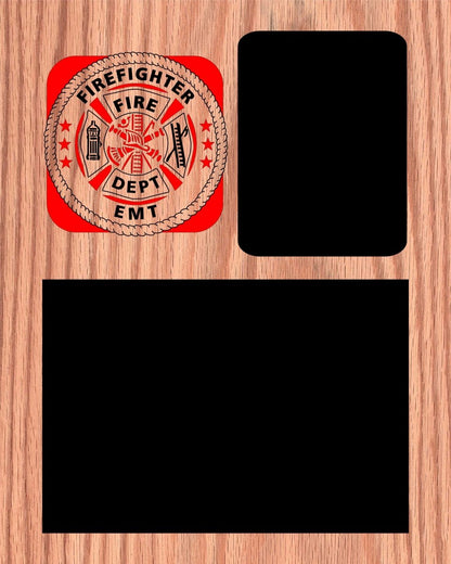 Firefighter EMT First Responder Picture Frame - Legacy Images - Picture Frames - 11x14 Picture Frame 5x7 picture frame 8x10 picture frame laser engraved