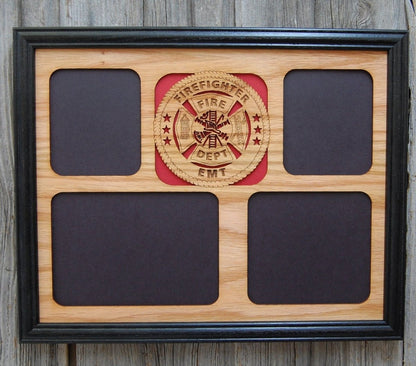 Firefighter EMT First Responder Picture Frame - Legacy Images - Picture Frames - 11x14 Picture Frame 5x7 picture frame 8x10 picture frame laser engraved