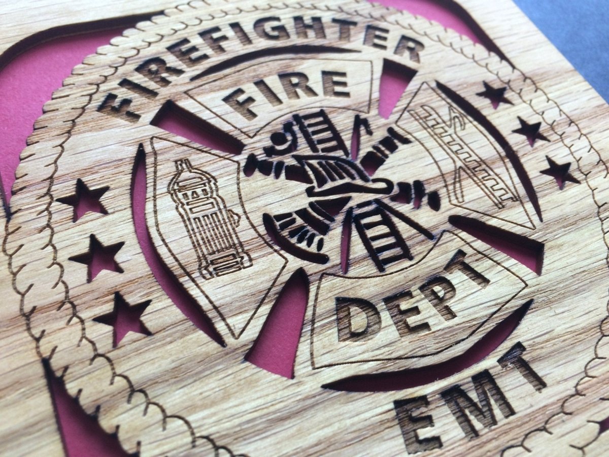 Firefighter EMT First Responder Picture Frame - Legacy Images - Picture Frames - 11x14 Picture Frame 5x7 picture frame 8x10 picture frame laser engraved
