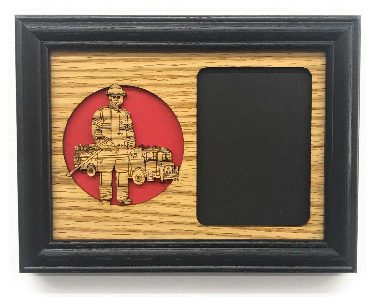 Firefighter EMT First Responder Picture Frame - Legacy Images - Picture Frames - 11x14 Picture Frame 5x7 picture frame 8x10 picture frame laser engraved