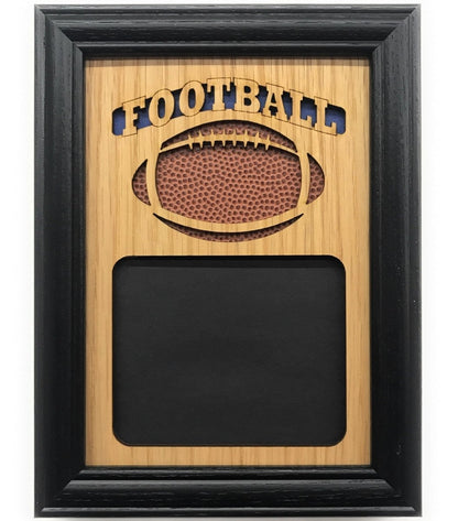 Football Picture Frame - Legacy Images - Picture Frames - 11x14 Picture Frame FCS football laser engraved