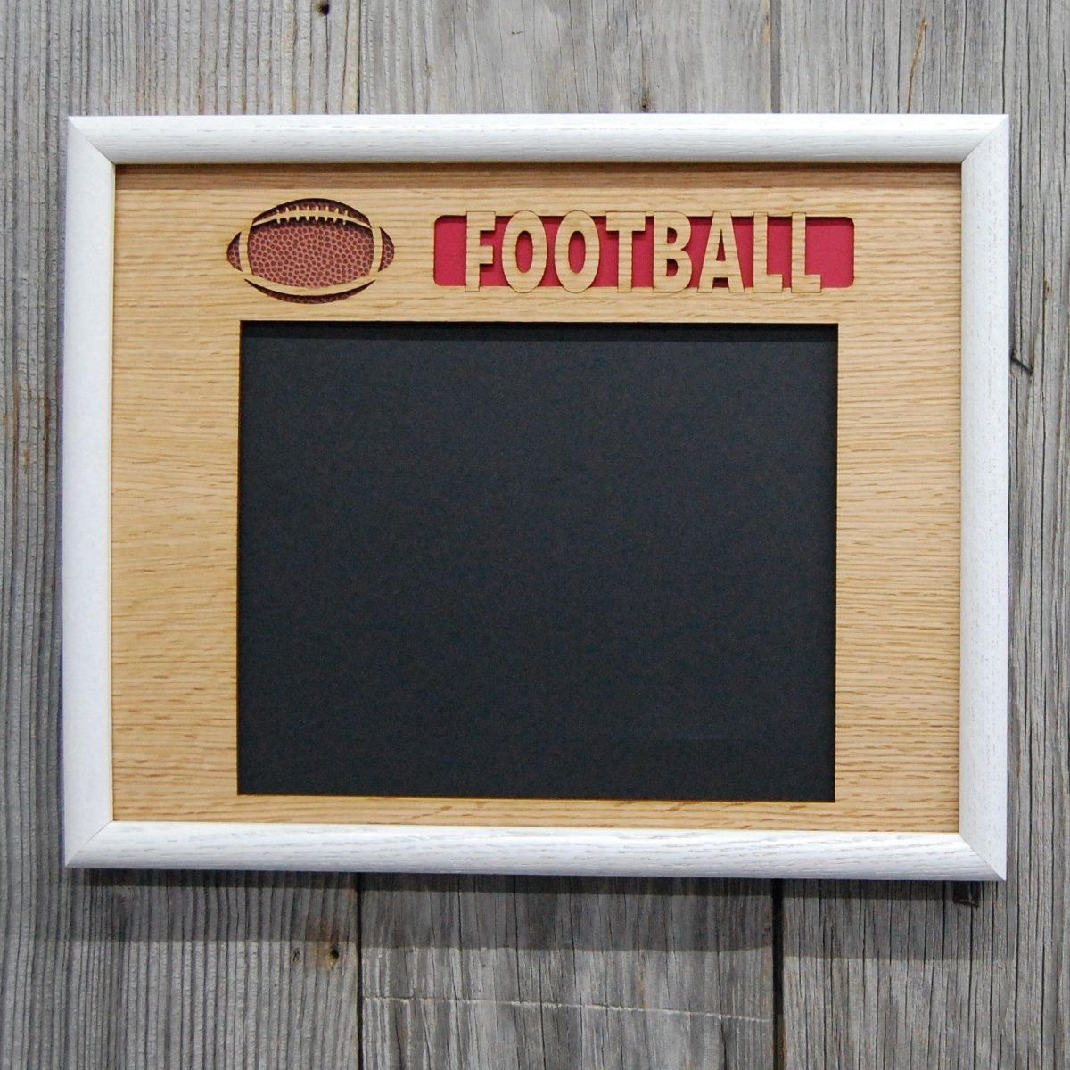 Football Picture Frame - Legacy Images - Picture Frames - 11x14 Picture Frame FCS football laser engraved