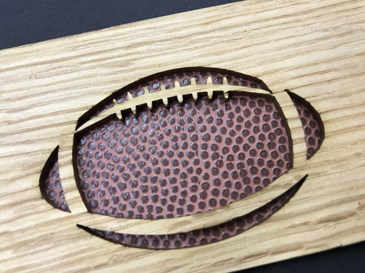 Football Picture Frame - Legacy Images - Picture Frames - 11x14 Picture Frame FCS football laser engraved